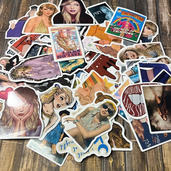 5for$10 Singer Taylor Swift Album 50Pc of Stickers Waterbottle, Notebook, More - Picture 5 of 5
